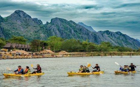 Rolling Down The Vang Vieng River in Laos 2