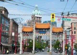 Vancouver Chinatown in British Columbia, Canada 1