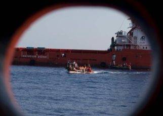 Elhiblu cargo hijacked by Migrants rescued from Libya 1