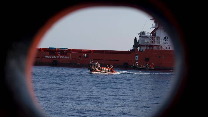 Elhiblu cargo hijacked by Migrants rescued from Libya 1