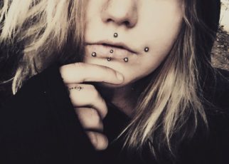 medusa lip piercing