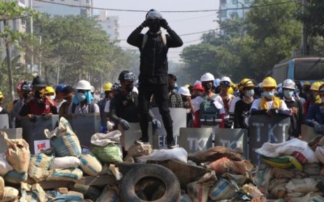 myanmar coup in yangon