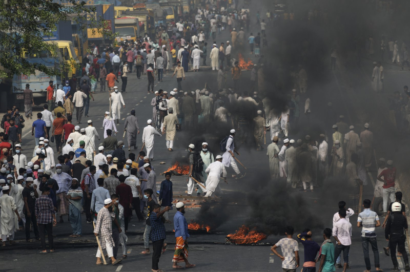 bangladesh protest aginst modi visit