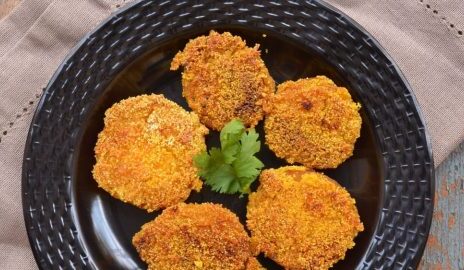 Mouthwatering Twist On Classic Dishes: Fish Cutlet With Rice, Onion Chicken Rings