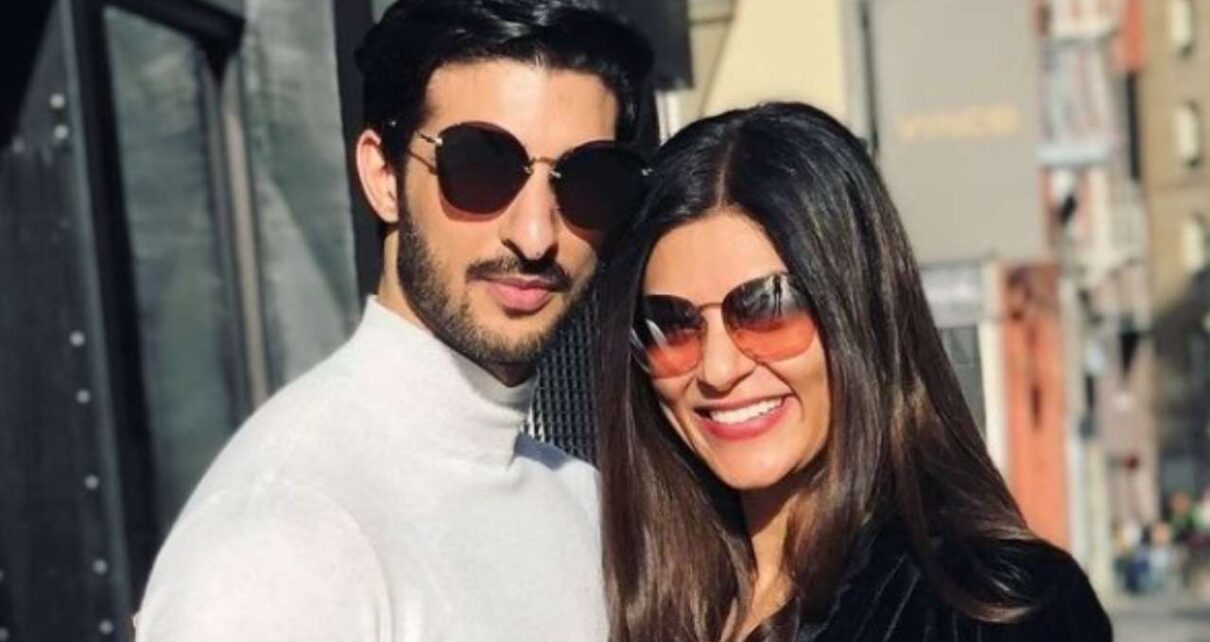 Sushmita Sen meets with former flame Rohman Shawl for the first time